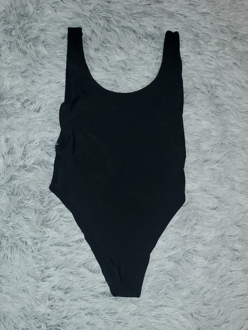 Aerie Black One-Piece Swimsuit - Classic Scoop Neck